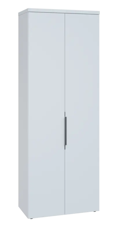 SISR 6 - 81 šatní skříň, 2-dveřová, výsuvné ramínko, 2170x800x400, bílá